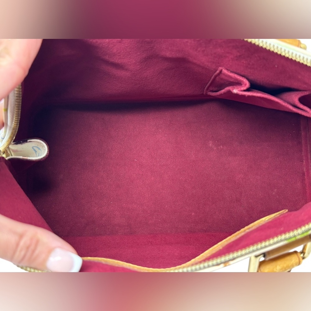 ✨🛍️ Louis Vuitton x Tashaki Murakami White Multicolor Alma Handbag - Picture 5 of 5